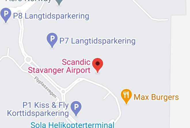 Scandic Stavanger Airport Map