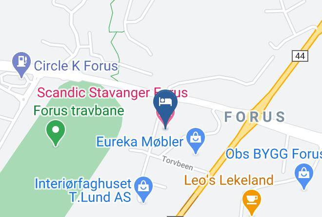 Stavanger - Scandic Stavanger Forus Maps