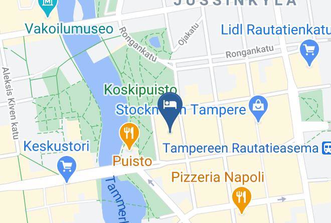 Tampere - Scandic Tampere Koskipuisto Maps