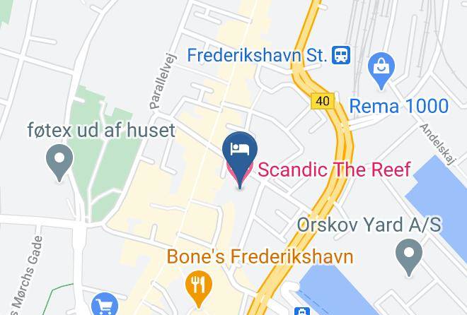 Frederikshavn - Quality Hotel The Reef Maps
