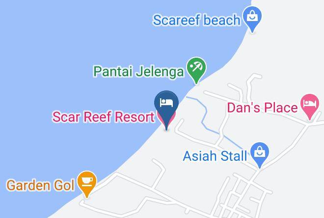 Sumbawa Barat - Scar Reef Resort Maps