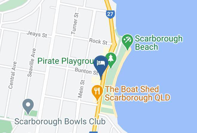 Moreton Bay - Scarborough Beach Resort Maps