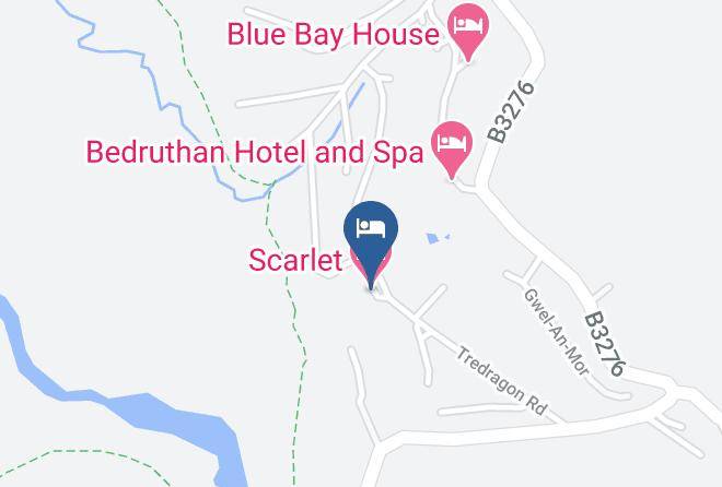 Cornwall - Scarlet Hotel Cornwall Maps