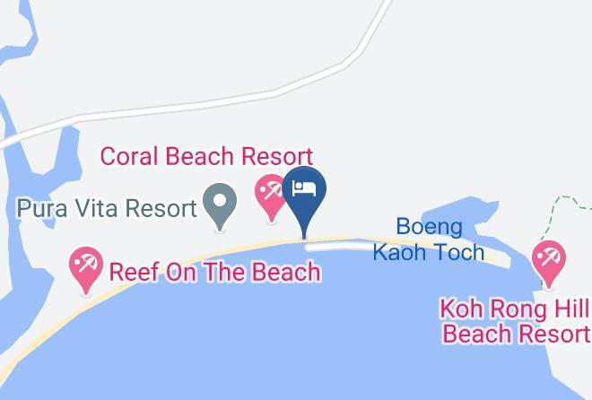 Preah Sihaknuk Town - Scarlet Sails Resort Maps