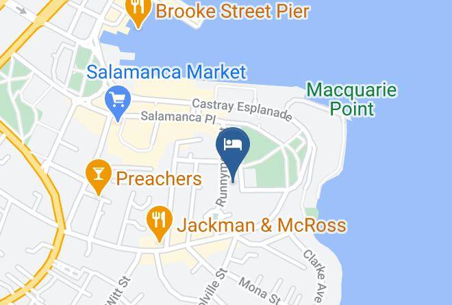 Scarlett's By Salamanca Map