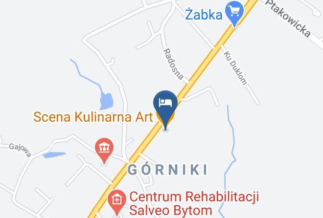 Bytom - Scena Kulinarna Art Restaurant Maps