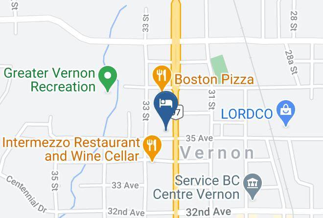 North Okanagan - Schell Motel Express Maps