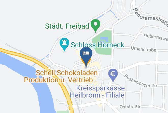 Heilbronn - Schell Schokoladen Produktion U Vertrieb Hotel Garni Maps
