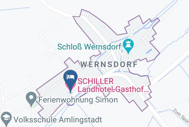 Schiller Landhotel Gasthof Wernsdorf Map