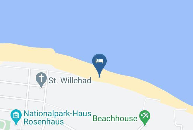 Friesland - Schlafstrandkorbe Oststrand Wangerooge Maps