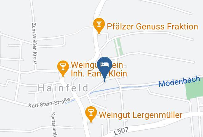 Sudliche Weinstrasse - Schlos Hainfeld Maps