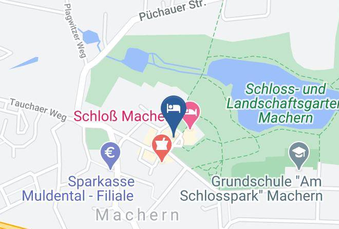 Schlos Machern Hotel Im Kavalierhaus Map