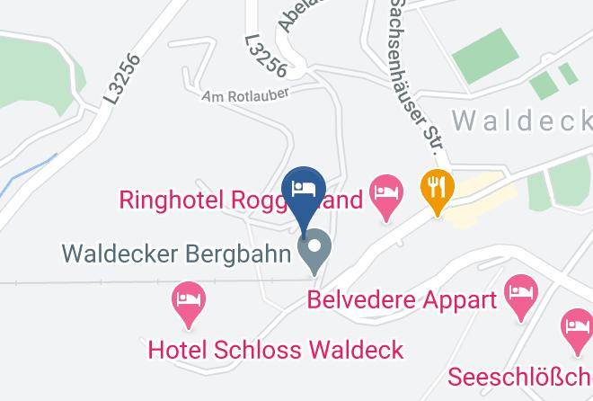 Waldeck Frankenberg - Schlosberg Ferienwohnungen Maps