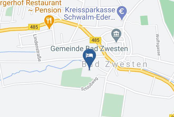 Schwalm Eder Kreis - Hotel Kavaliershaus Maps