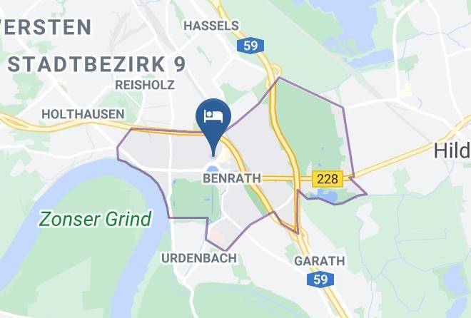 Schloss Hotel Benrath Map