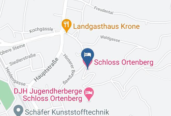 Ortenaukreis - Ortenberg Castle Youth Hostel Maps