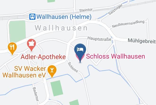 Mansfeld Sudharz - Schloss Wallhausen Maps