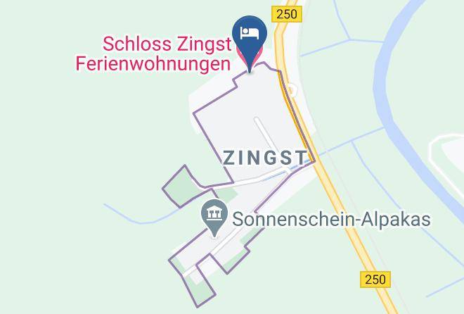 Saalekreis - Schloss Zingst Ferienwohnungen Maps