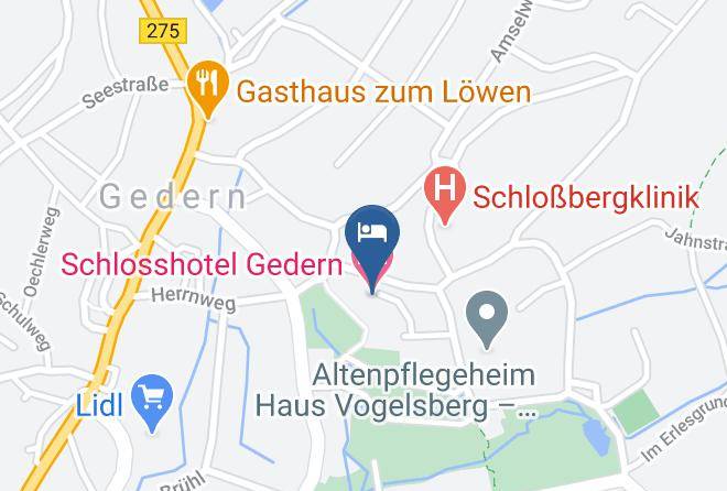 Wetteraukreis - Schlosshotel Gedern Maps