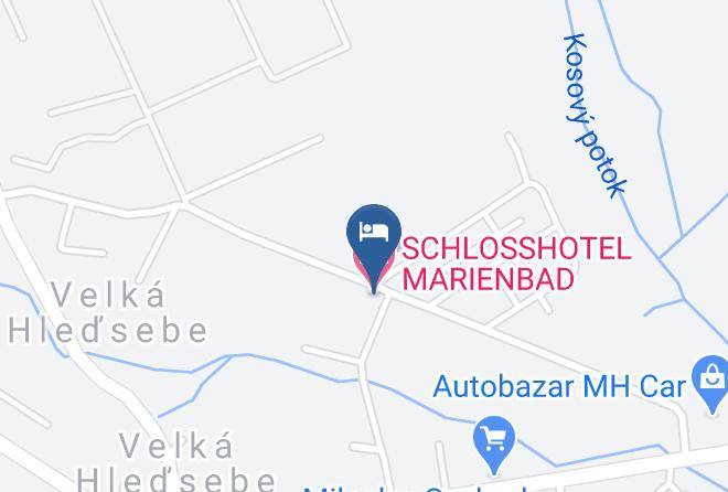 Cheb - Schlosshotel Marienbad Maps