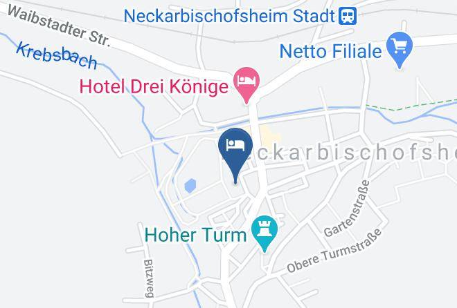 Rhein Neckar Kreis - Schlosshotel Neckarbischofsheim Maps