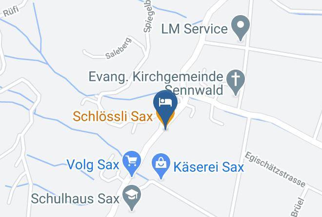 Werdenberg - Schlossli Sax Maps