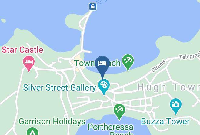 Isles Of Scilly - Schooners Hotel Maps