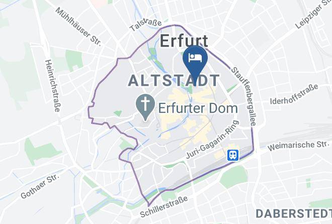 Erfurt - Schottennester Schlafen An Der Kramerbrucke Maps