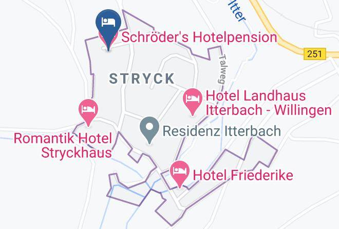 Waldeck Frankenberg - Schroder's Hotelpension Maps