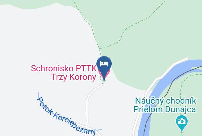 Schronisko Pttk Trzy Korony Map