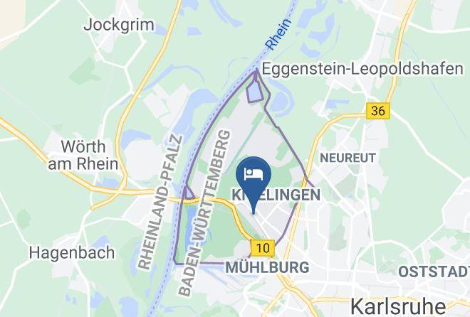 Karlsruhe - Schuhs Hotel & Restaurant Karlsruhe Maps