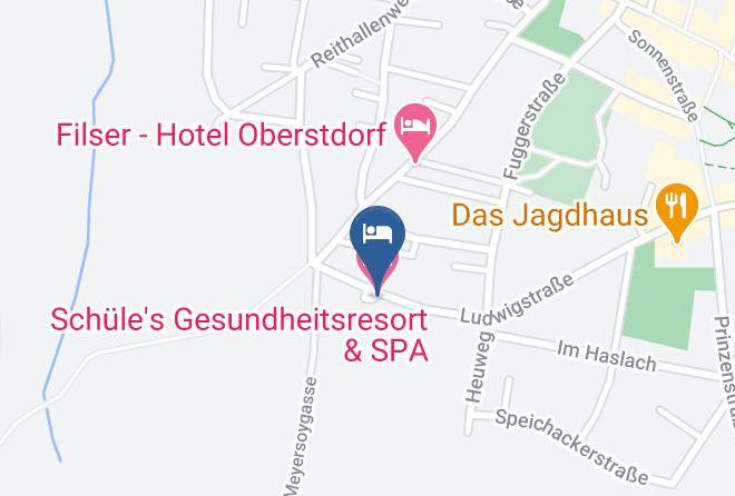 Oberallgau - Schule's Gesundheitsresort & Spa Maps
