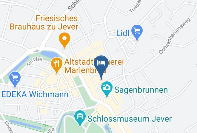 Friesland - Restaurant Jever Fass Im Hotel Schwarzer Adler Maps