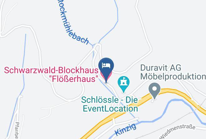 Schwarzwald Blockhaus Floserhaus Map