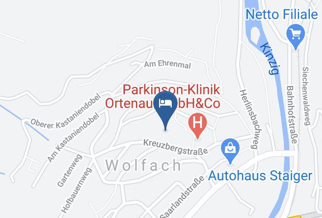 Ortenaukreis - Schwarzwaldhotel Wolfach Garni Maps