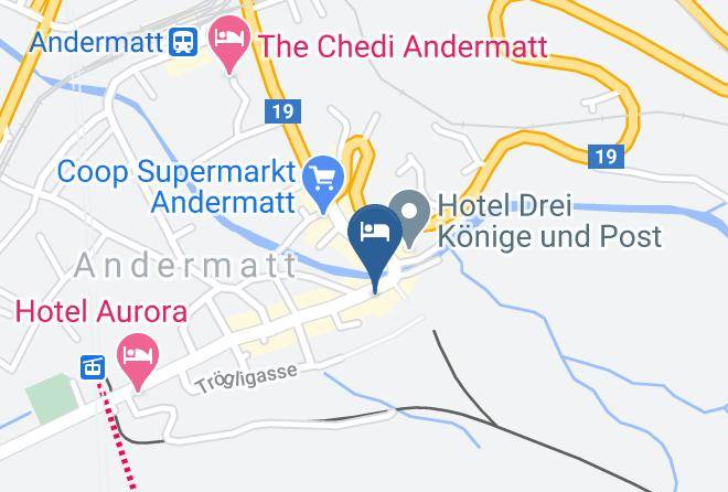 Andermatt - Schweizerhof Central Maps