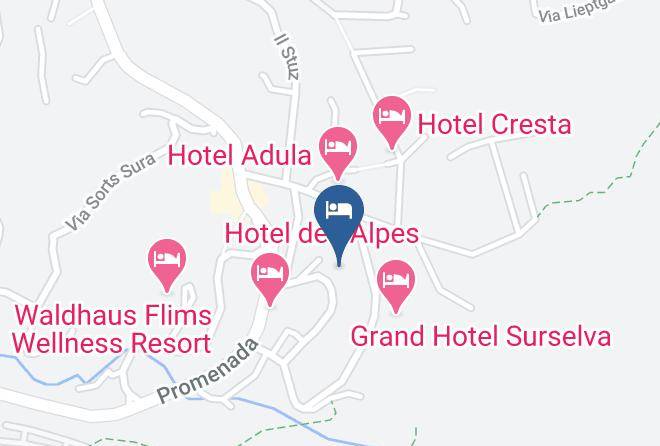 Imboden - Schweizerhof Flims Romantik Hotel Maps