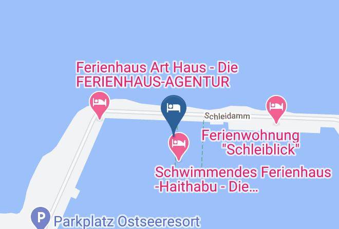 Schleswig Flensburg - Schwimmendes Ferienhaus Seebar Die Ferienhaus Agentur Maps