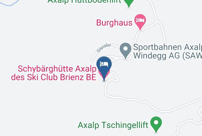 Interlaken Oberhasli - Schybarghutte Axalp Des Ski Club Brienz Be Maps