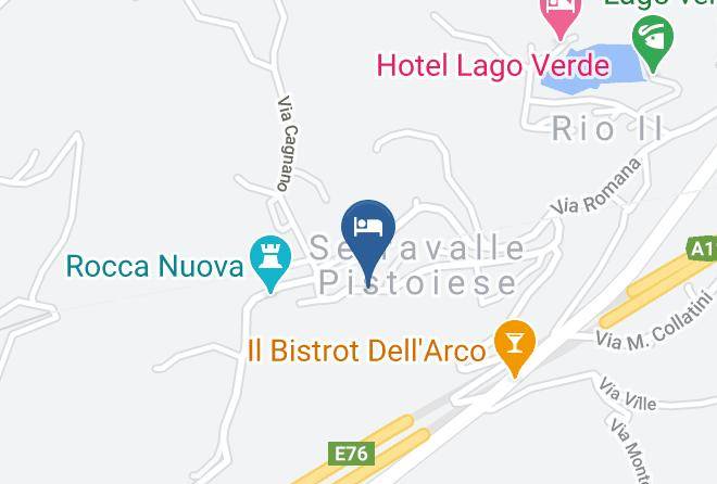 Pistoia - Sciato B&b Ristorante Maps