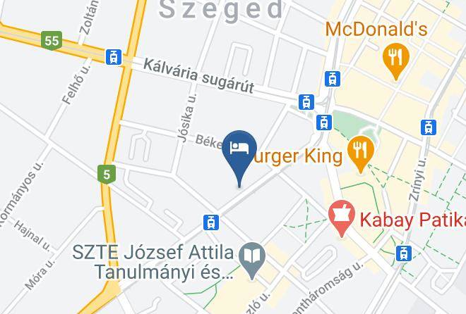 Szeged - Science Hotel Maps
