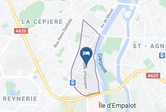 Haute Garonne - Scm Oustalous Verte Rive Maps