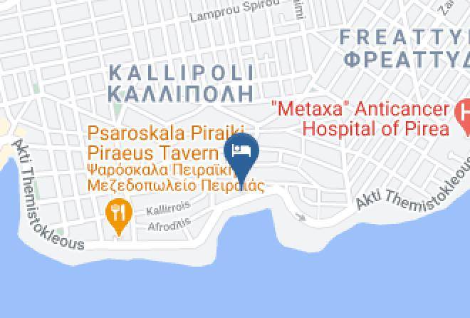 Scorpios Sea Side Hotel Map