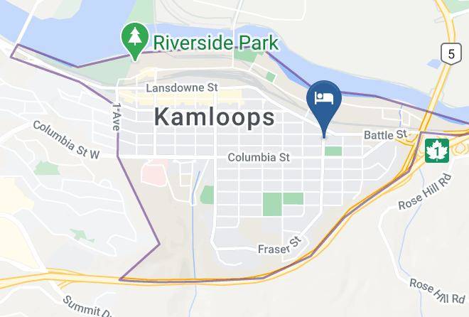 Thompson Nicola - Scott's Inn & Restaurant Kamloops Maps