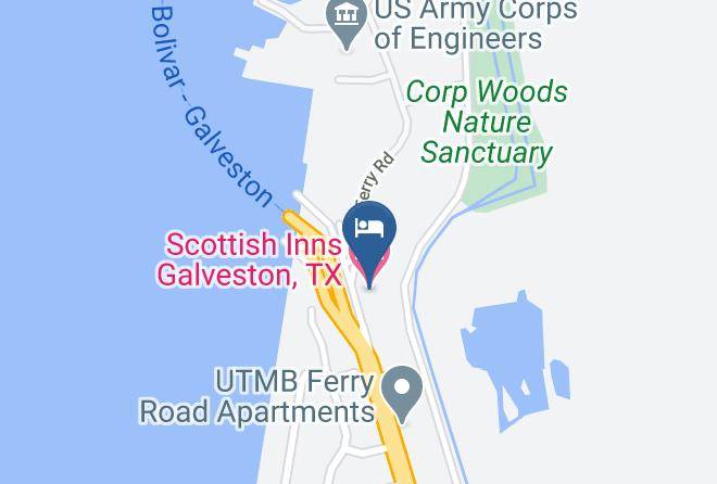 Galveston - Scottish Inns Galveston Tx Maps