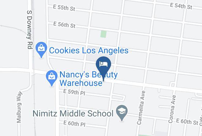 Los Angeles - Scottish Inns Maywood Ca Maps
