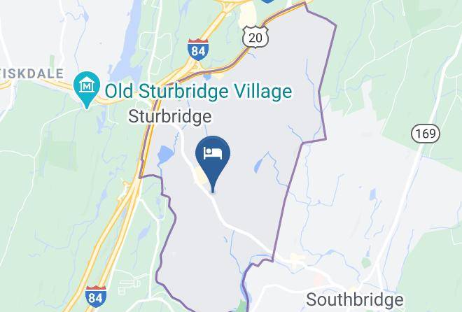 Worcester - Scottish Inns Sturbridge Ma Maps