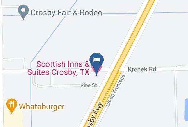 Scottish Inns & Suites Crosby Tx Map