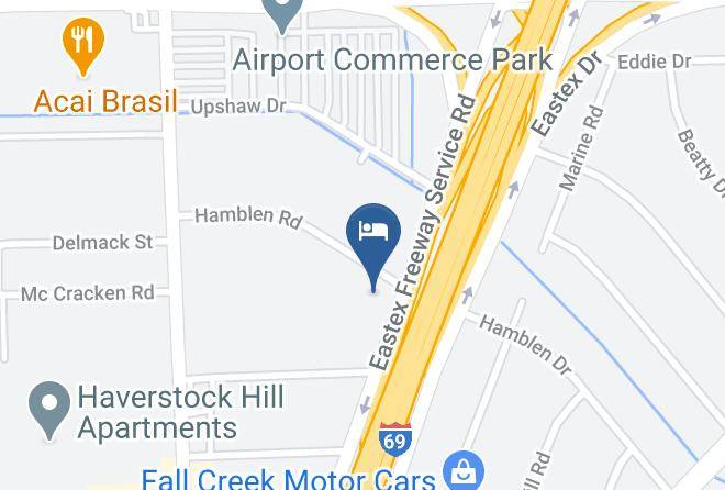 Harris - Scottish Inns & Suites Humble Tx Maps