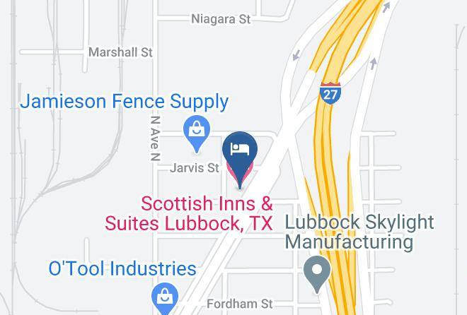 Lubbock - Scottish Inns & Suites Lubbock Tx Maps